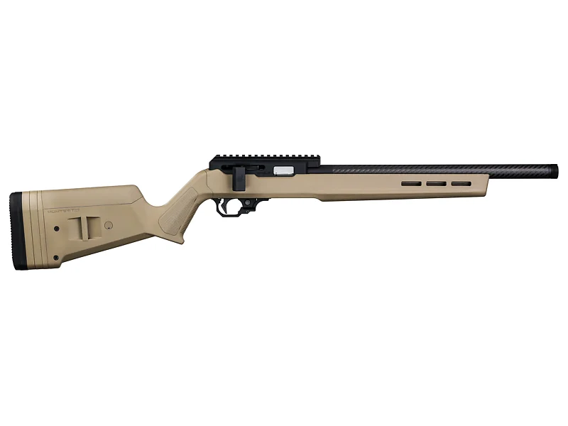 Volquartsen Summit Rimfire Rifle VCB-0284, 22 LR, 16", Magpul FDE Stock, Carbon Barrel, w/Rapid Release, 10+1