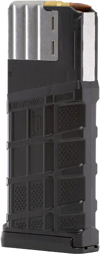Lancer L7 Gen 2 Advanced Warfighter 762NATO Magazine - 308 Winchester/7.62 NATO/6.5 Creedmoor, 25 Rounds, Fits AR10 Rifles, Opaque Black