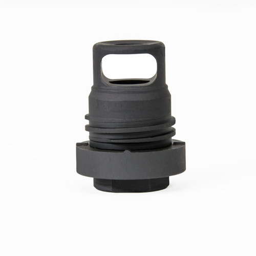 Yankee Hill Mini Phantom Q.D. Muzzle Brake 223 Rem-5.56mm 1/2"x28, Black Melonite Steel