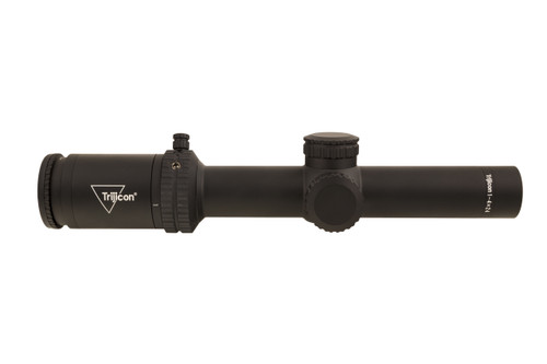 Trijicon Credo 1-4x24 2nd Focal Plane, Green BDC Segmented Circle .223 / 55gr, 30mm Tube, Matte Black, Low Capped Adjusters