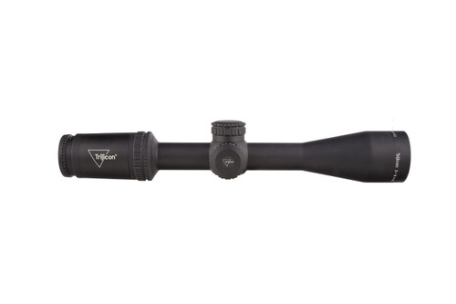Trijicon Credo 3-9x40 2nd Focal Plane, Green MIL-Square, 1 in. Tube, Matte Black, Low Capped Adjusters