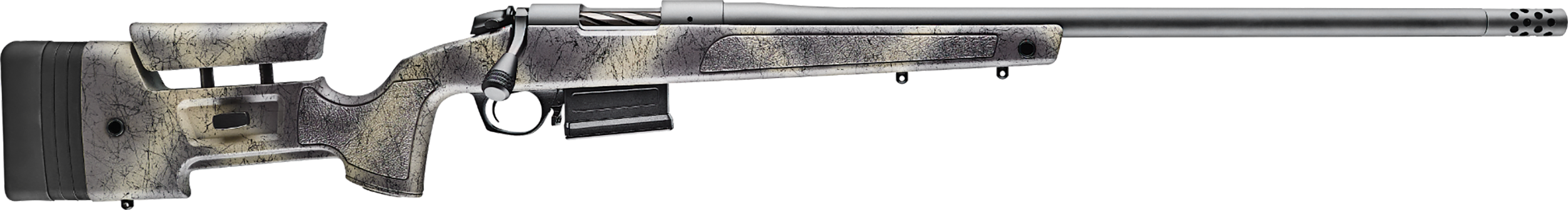 Bergara B-14 Wilderness HMR Rifle B14S3815, 25 Creedmoor, 24", Mini-Chassis Synthetic Stock, 5 Rds