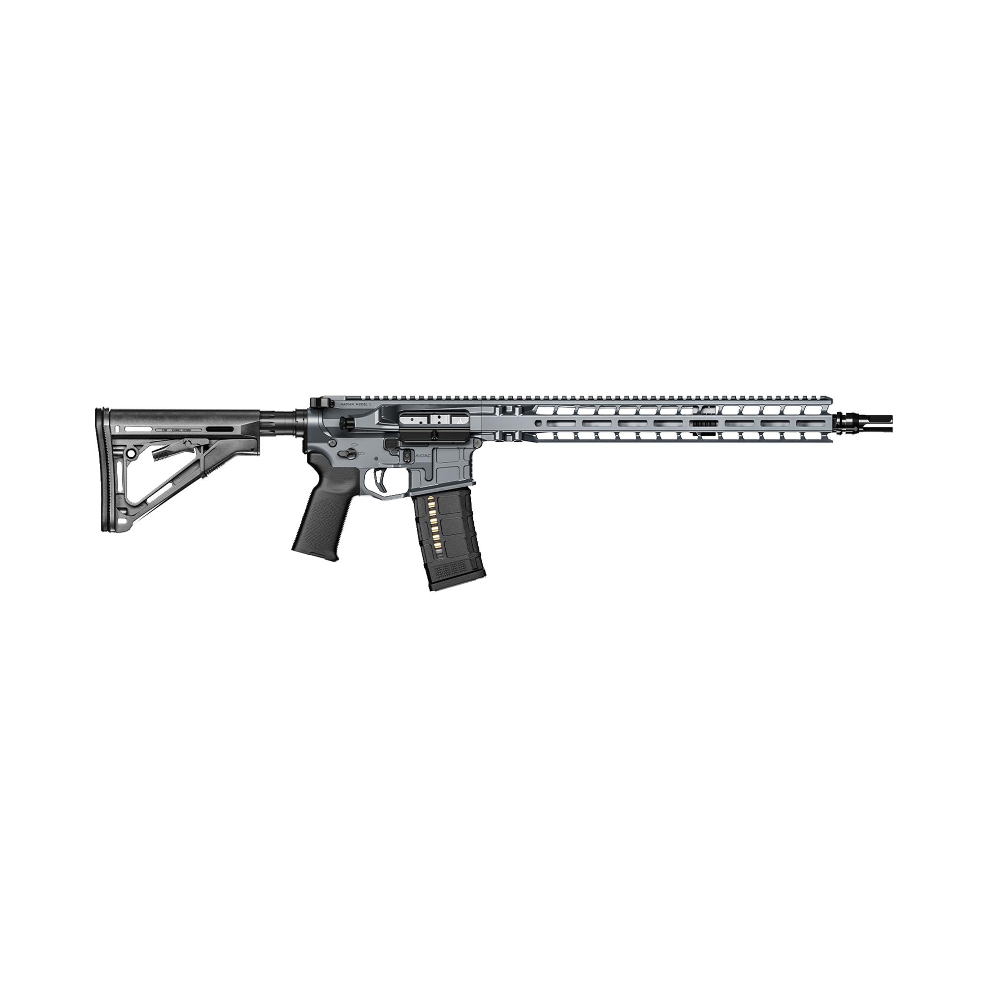Radian Weapons Model 1 Rifle Rifle R0042, 223 Wylde, 16", Radian Gray, 30 Rds