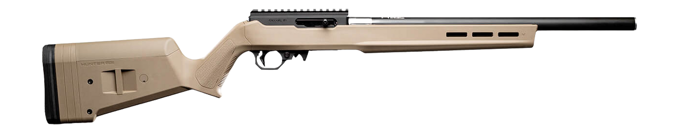 Volquartsen Vanquish 22 Superlite ISR Rimfire Rifle AAVV22SMFR, 22 LR, 18.5", Magpul FDE Stock, Integrally Suppressed Barrel, 10+1