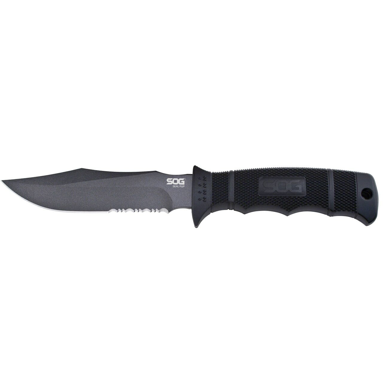SOG Seal Pup 4-3/4″ Fixed Blade Tactical Survival Knife #M37N-CP