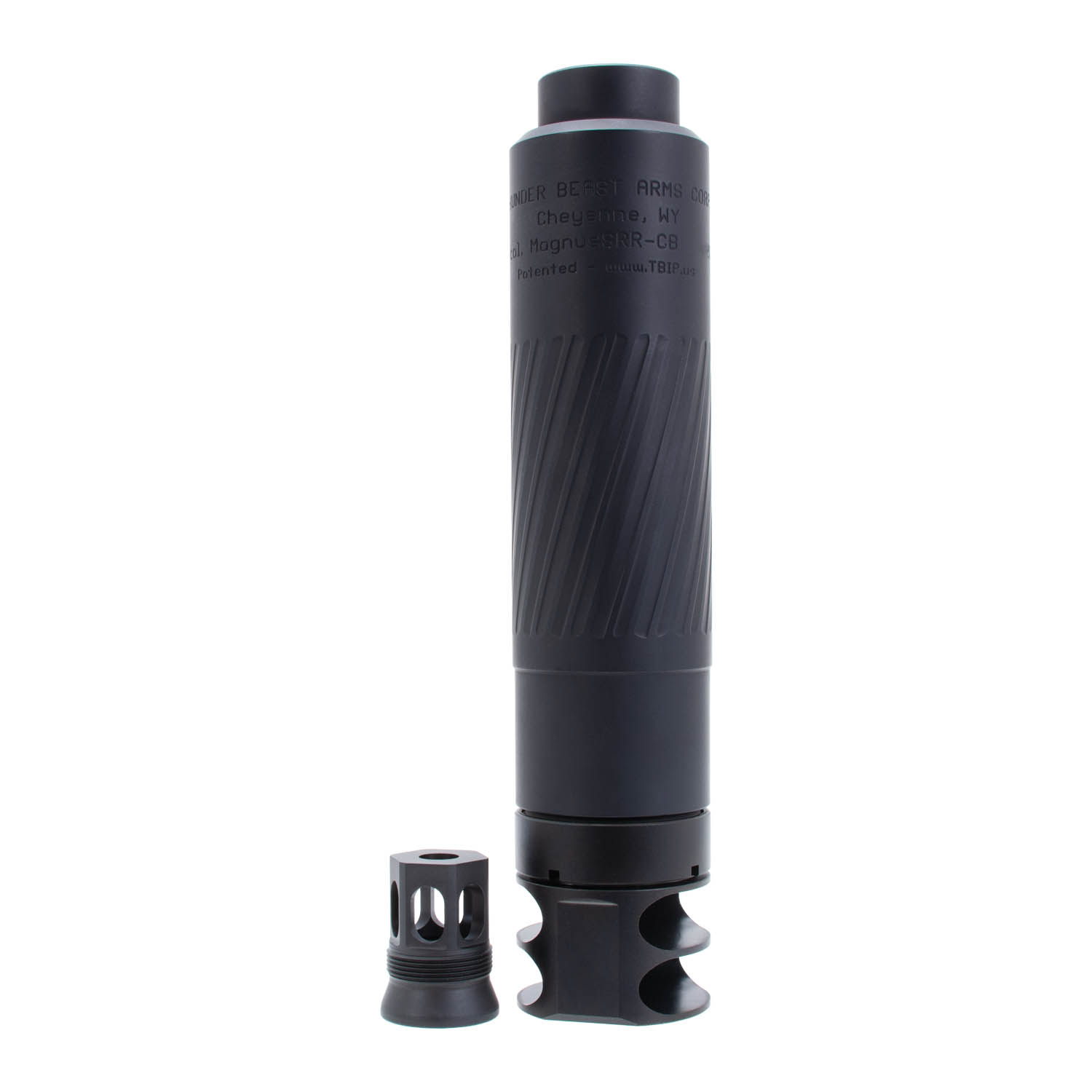Thunder Beast Arms Magnus S RR Suppressor, 30 cal., Compact Brake, Black