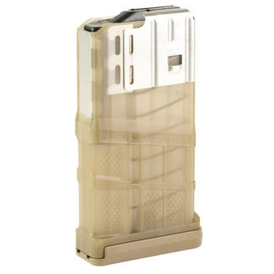 Lancer L7AWM GEN 2 .308/6.5 Creedmoor 20 Rd Magazine Translucent Dark Earth - L7-G2-20-TDE