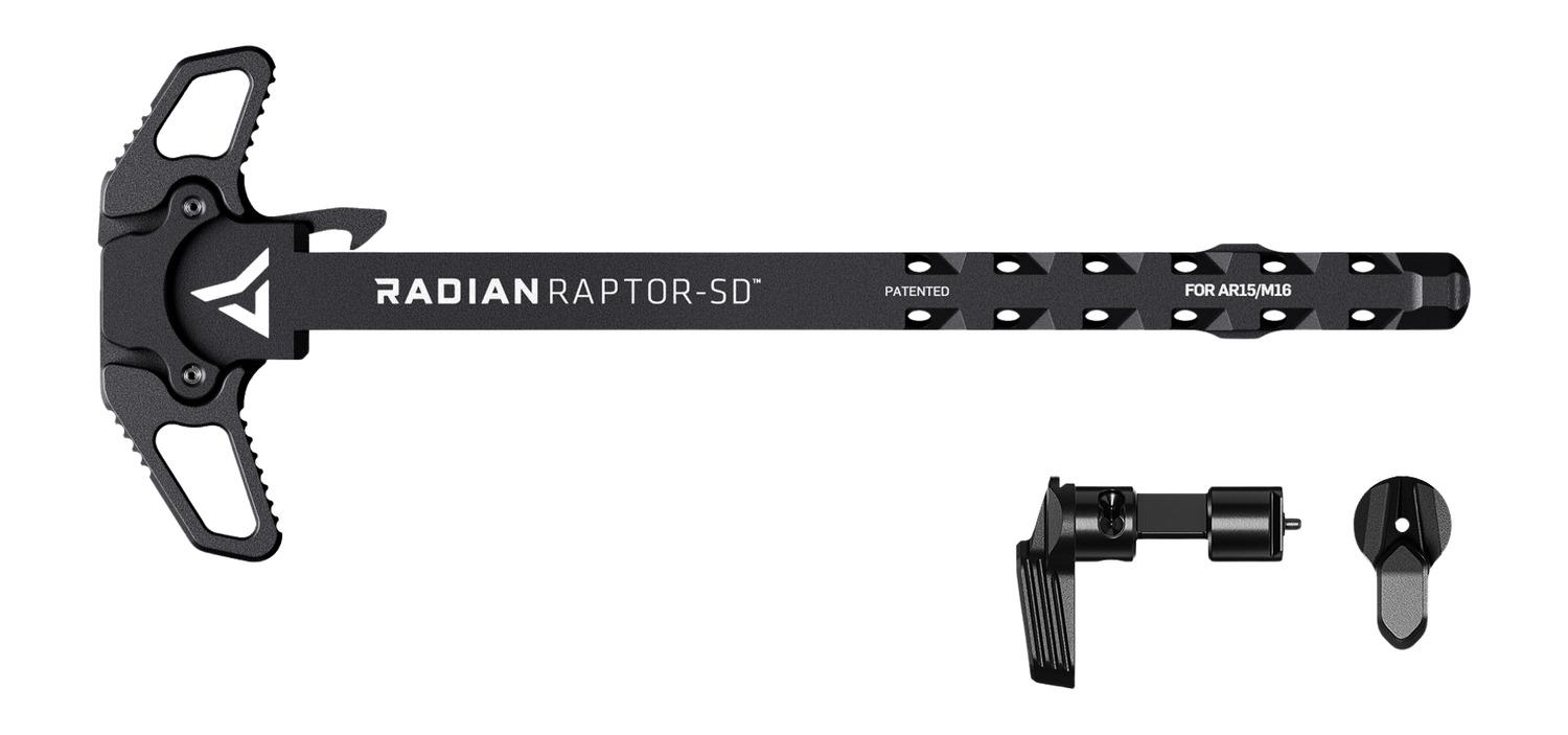 RADIAN Weapons Raptor SD Charging Handle & Talon 45/90 Ambi Safety Combo, 5.56MM (R0939) Black