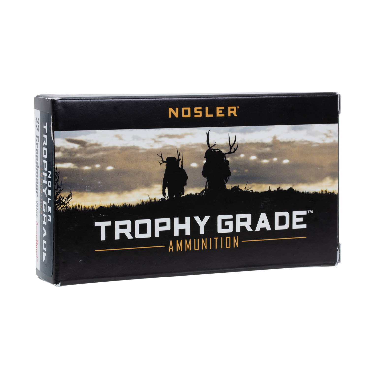 Nosler Trophy Grade 22 Creedmoor 70gr. Accubond Ammunition, 20 Round Box