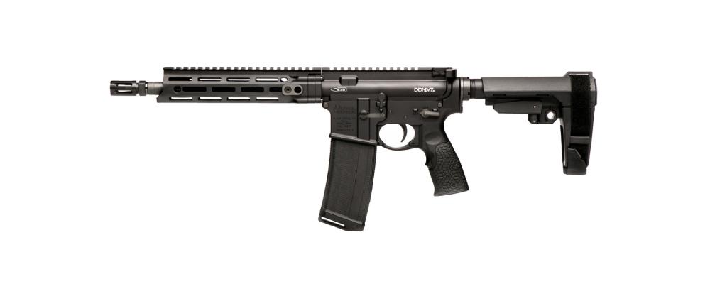 Daniel Defense DDM4 V7 Pistol SB021, 5.56 NATO, 10.3", SBA4 Brace, Black Finish, MFR 9.0 M-LOK Rail, 32 Rd