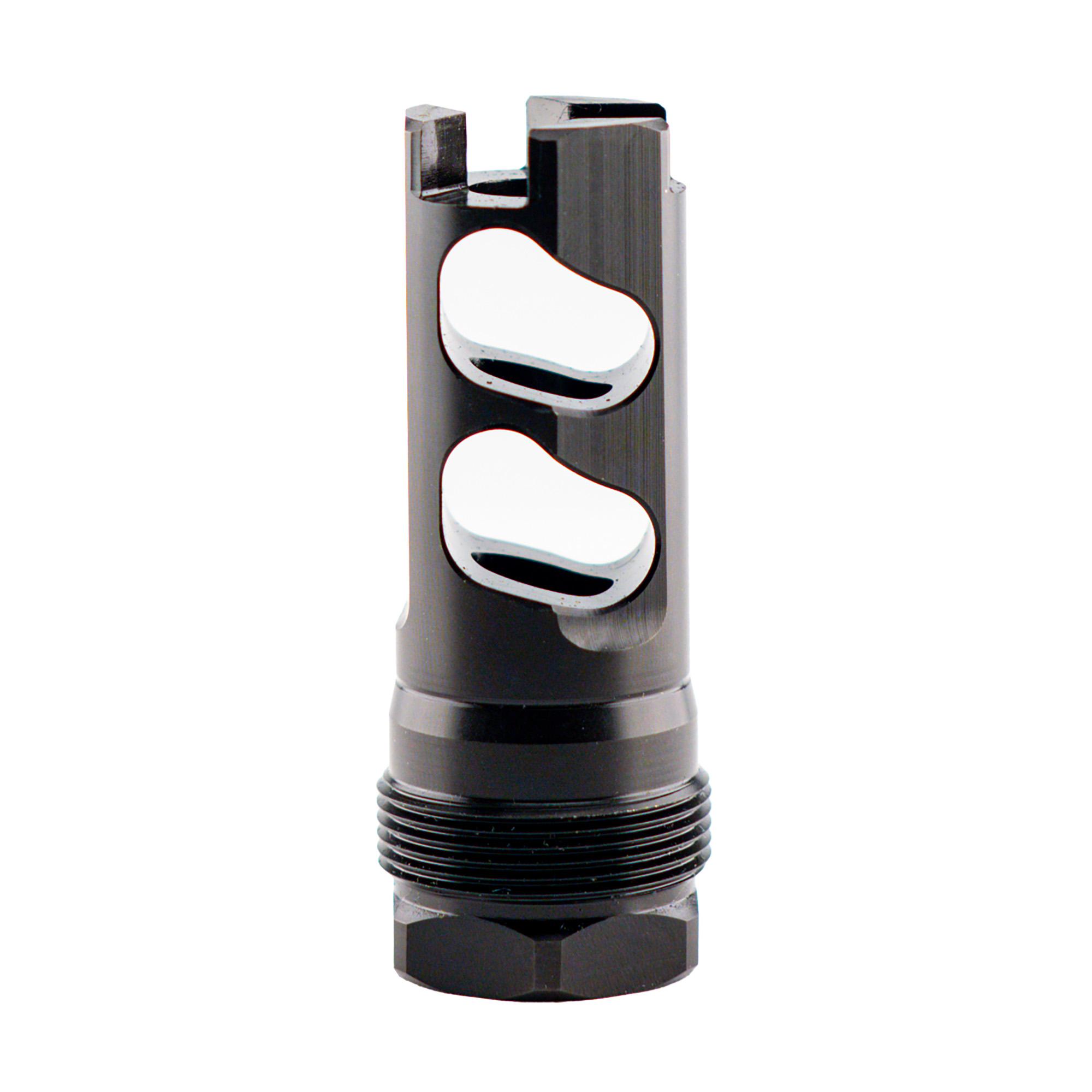 Rearden DPB Plan B Compatible Muzzle Device, 1/2X28, .208 Bore Size, Black (10016)
