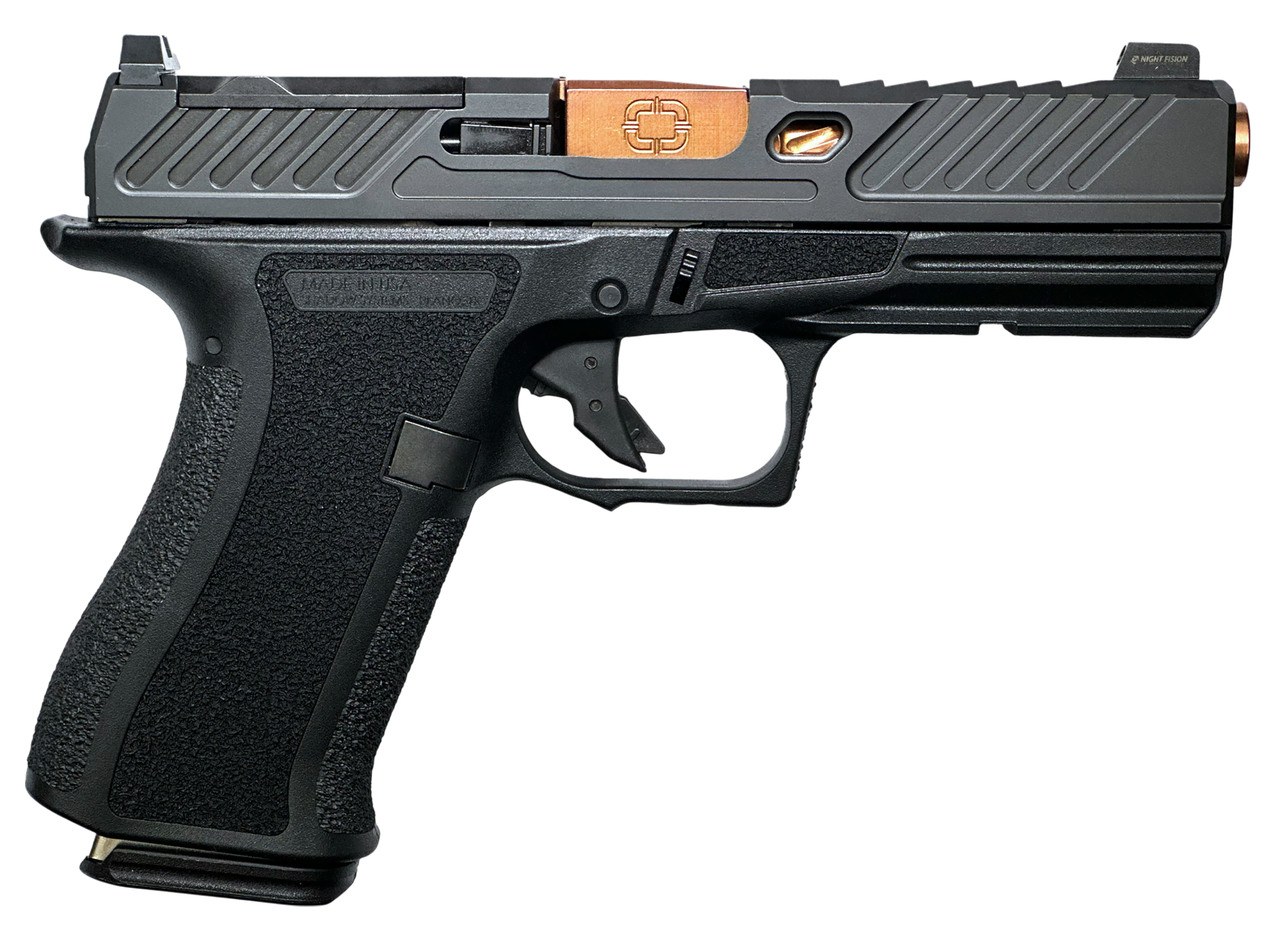 Shadow Systems CR920XL Elite Optic Ready Pistol SS-5055, 9mm, 4.18in, Black Frame Grips, 10 Rds
