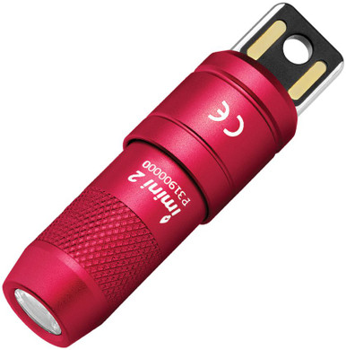 Olight iMini 2 Magnetic Rechargeable Mini FlashLight - Passionate Red