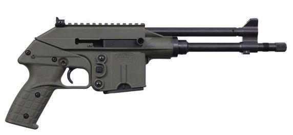 Kel-Tec PLR-16 Pistol PLR16GRN, 223 Rem, 9.2in, Green Polymer Grips, 10 Rds
