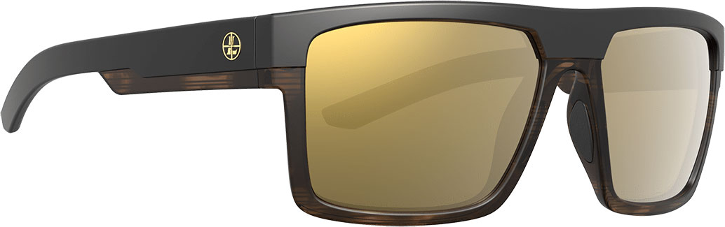 Leupold Becnara Sunglasses, Matte Black Tortoise, Bronze Mirror (179101)