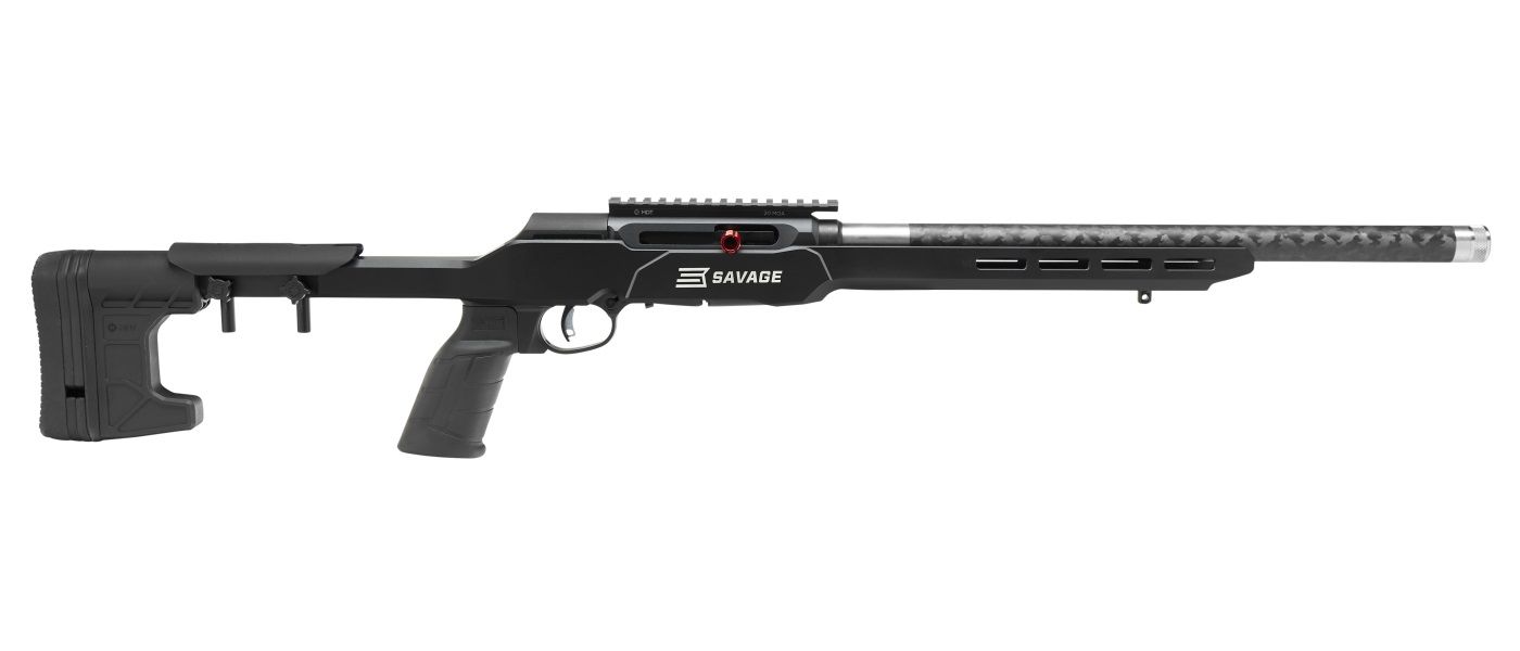Savage A22 Precision Lite Semi-Auto Rifle 47256, 22LR, 18" Carbon Fiber Barrel, MDT Billet Aluminum Chassis Stock, 10 Rds