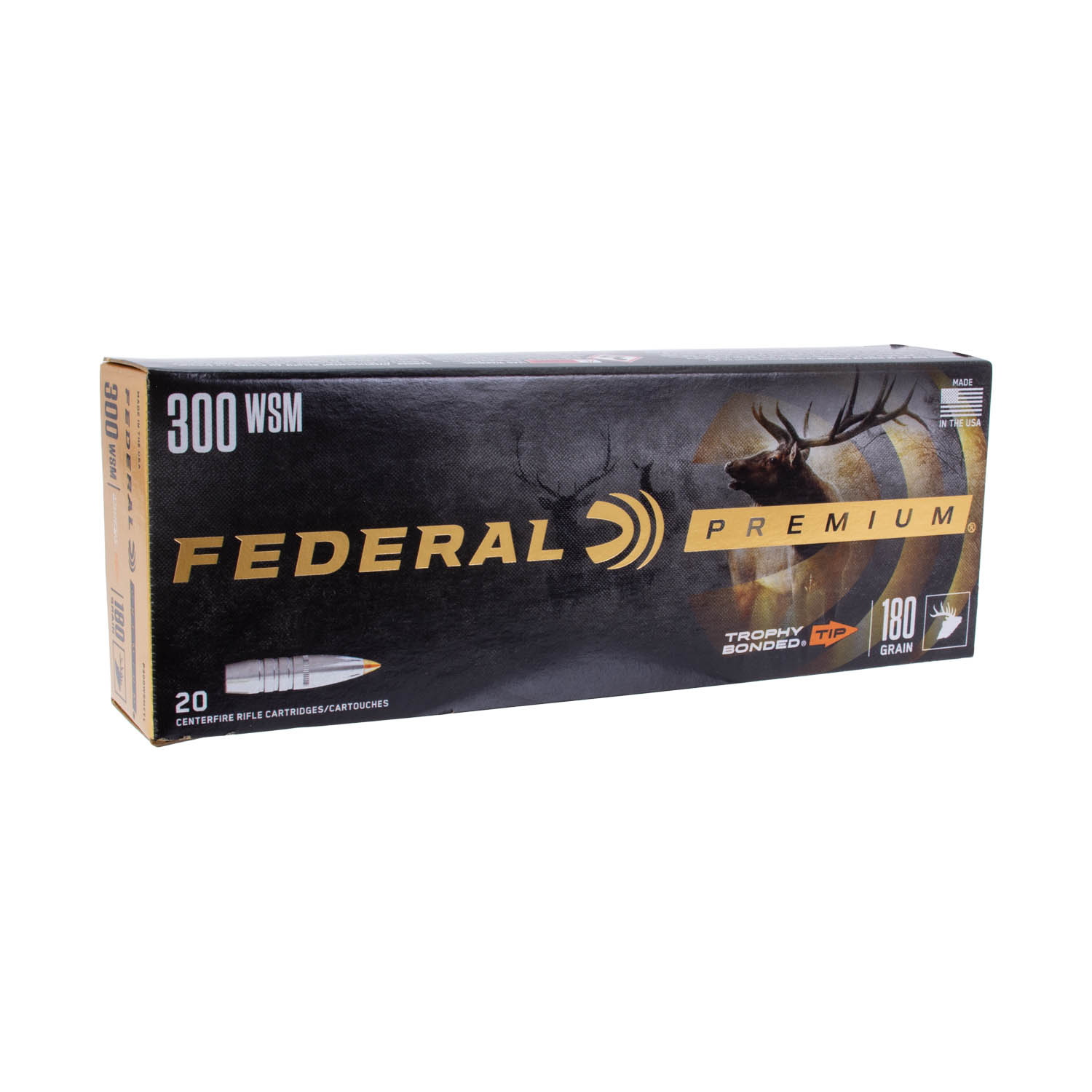 Federal Premium 300 WSM 170gr. Trophy Bonded Tip Ammunition, 20 Round Box