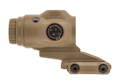 Primary Arms PA-SLX-3XMP-RAPTOR-5YP-FDE SLx 3x MicroPrism FDE | Red Illuminated ACSS Raptor 5.56/.308 Yard Reticle Prism Optic