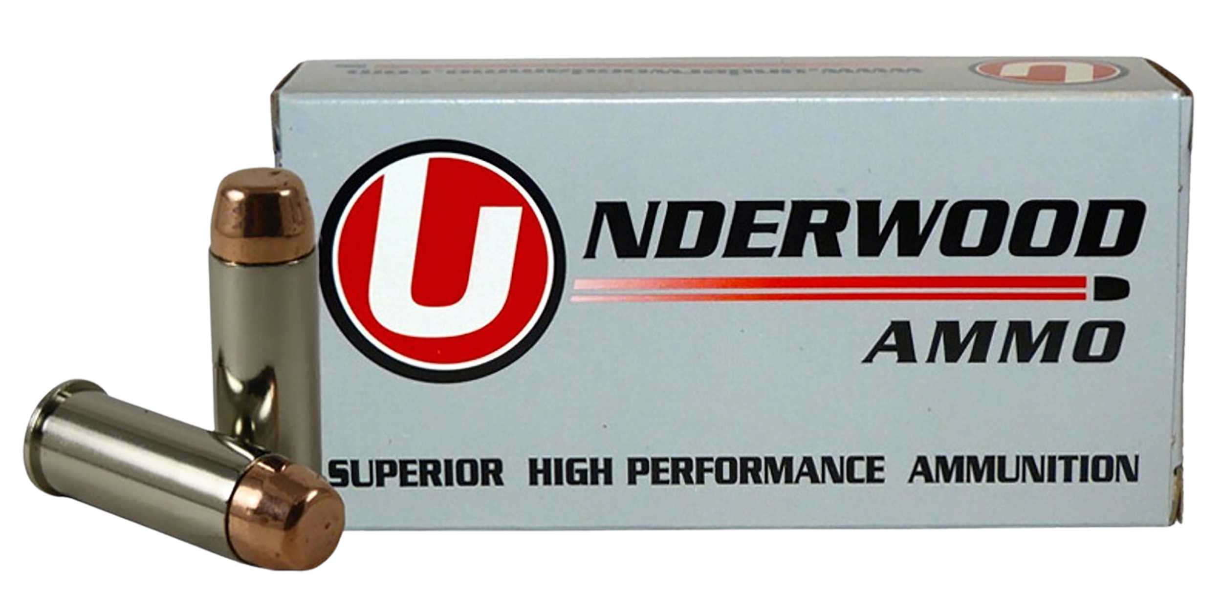 UnderwoodPistol Ammunition UA323, 44 Special, Full Metal Jacket Flat Nose, 245GR, 950fps, 50 Rd/bx