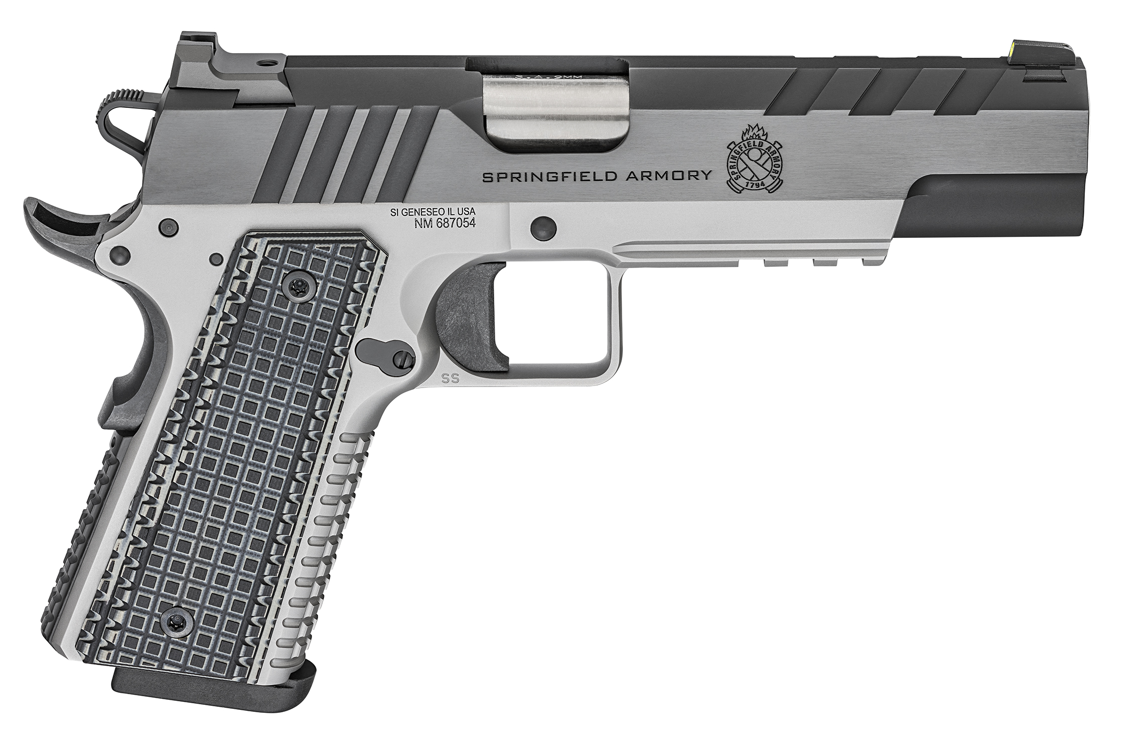 Springfield Armory Emissary 1911 9MM 5″ Bull Barrel Semi-Automatic Pistol #PX9219L