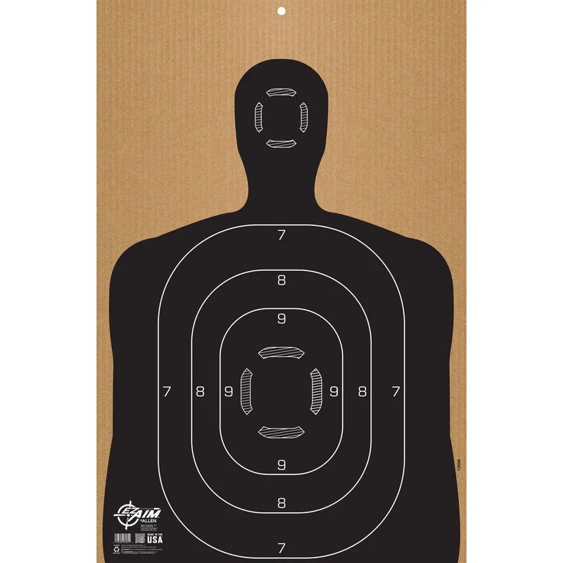 Allen 15668 EZ-Aim B27 Corrugate Silhouette Shooting Target