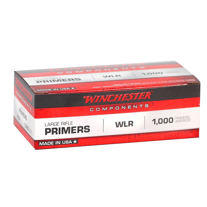 Winchester WLR Large Rifle Primers 1000ct Brick **In-Store Only**