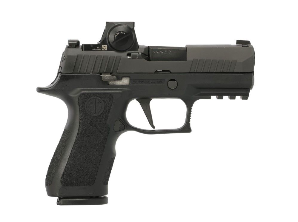 Sig SauerP320 Pro Optic Ready Pistol W320C-9-BXR3-PRO-RXE, 9mm, 3.6in, Black Modular Polymer X Grip, 15 Rds