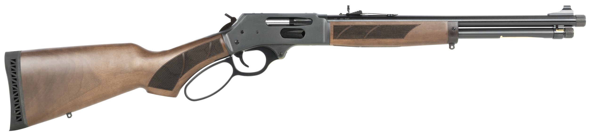 Henry Protector Lever Action Rifle H009PRG3030, 30-30 Winchester, 16.5", Walnut Pistol Grip Stock Stock, Polished Blued Finish, Threaded Barrel, 6+1