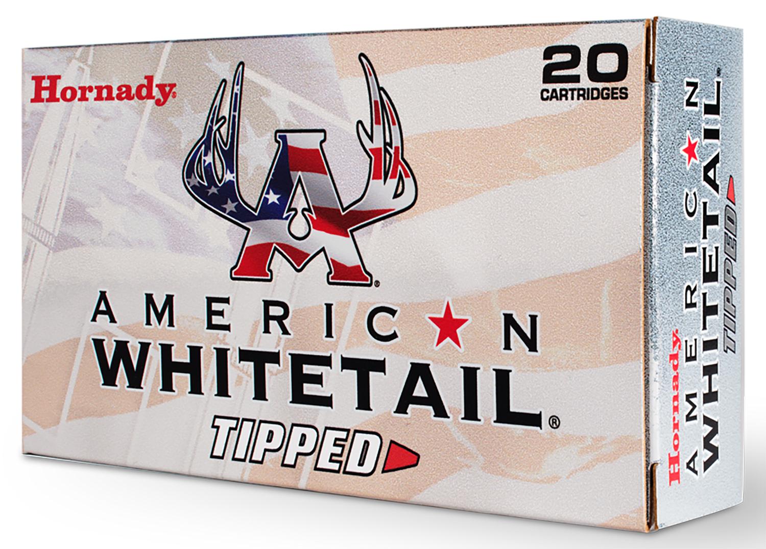 Hornady American Whitetail Tipped Rifle Ammunition 82163, 300 PRC, SST, 165 GR, 3200 fps, 20 Rd/Bx