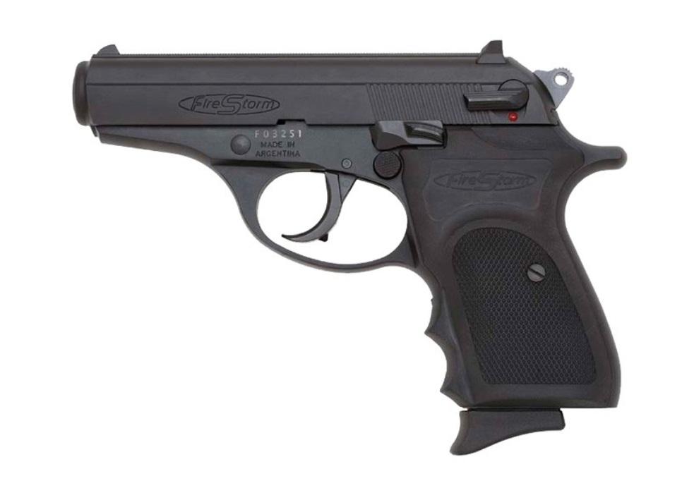 Bersa Firestorm 380 ACP Pistol FS380M, 380 ACP, 3.5in, Rubber Wrap Around Grips, 7 Rds