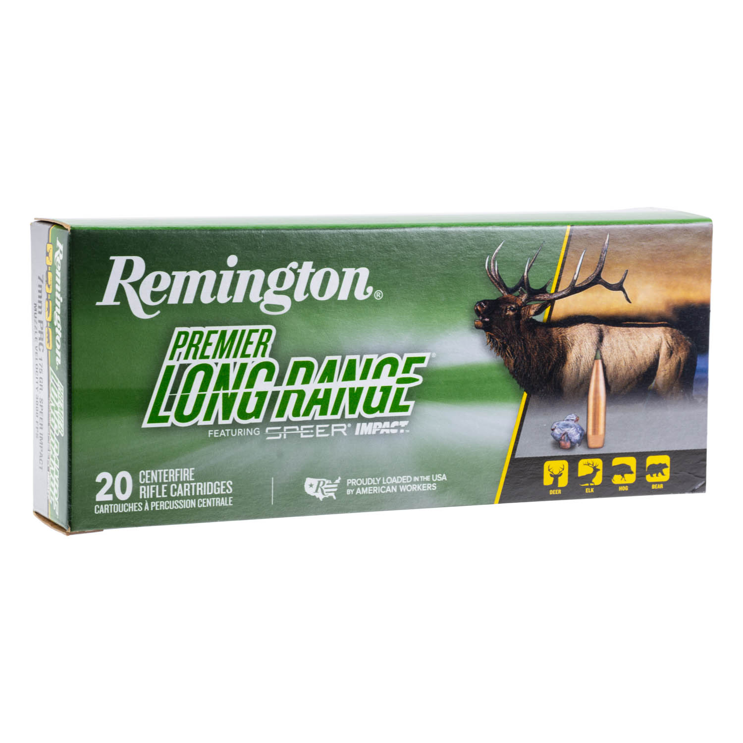 Remington 7mm PRC 175gr. Speer Impact Ammunition, 20 Round Box