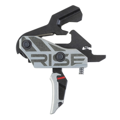 Rise Armament Blitz G2 Single-Stage AR-15 Trigger Flat Bow Black & Silver - T24-F-BS