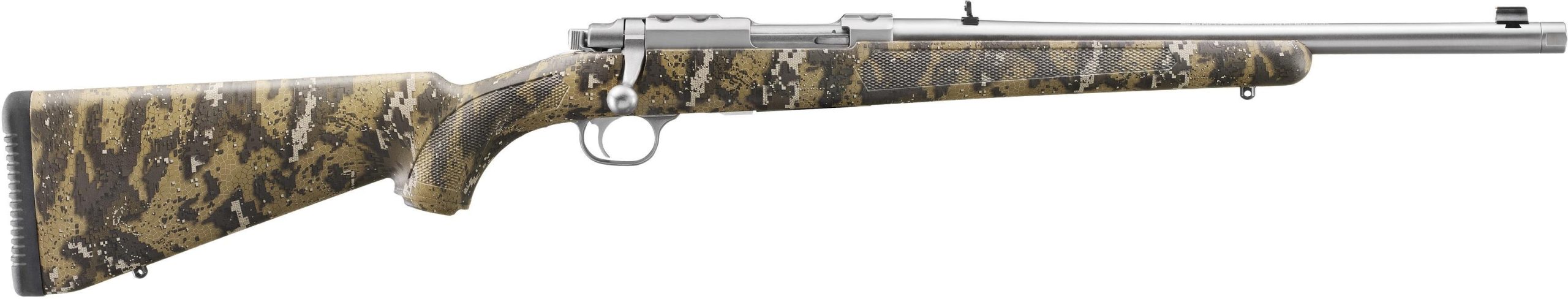 Ruger 77/44 Rifle 7426, 44 Remington Magnum, 16.60", Desolve Bare Reduced Camo Synthetic Stock, 4 Rds
