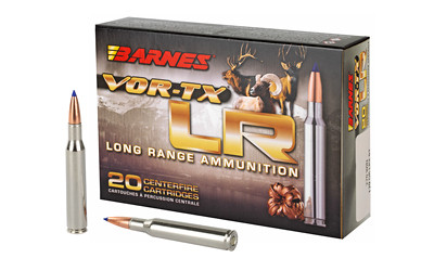 Barnes VOR-TX Long Range 270 Win 129gr, LRX Boat Tail, 20rd Box