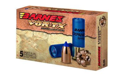 Barnes VOR-TX Shotshell 20 Ga, 2 3/4", 250gr Expander Tipped Slug, 5rd Box