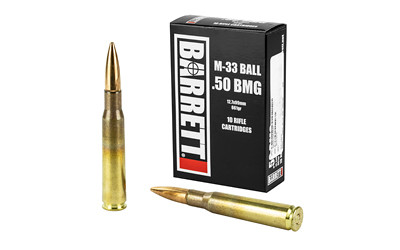Barrett .50 BMG M33 Ball 661gr, 10rd Box