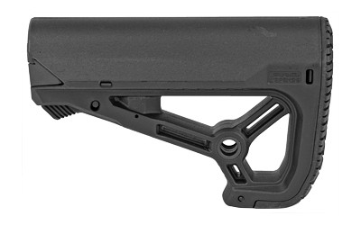 FAB Defense AR-15 Buttstock, Small and Compact Design, Fits Mil-Spec And Commercial Tubes, Black