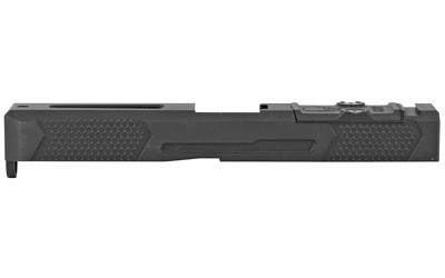 Grey Ghost Stripped Slide Glock 17 Gen3, Dual Optic Cutout Fits Leupold DeltaPoint Pro or Trijicon RMR, Shim Plate (Screws Incl.), G10 Cover Plate And Proper Screws