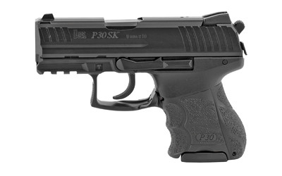 HK P30SK V3 9mm, 3.27" Barrel, Decocker, 3-Dot Sights, Black, 10rd/13rd