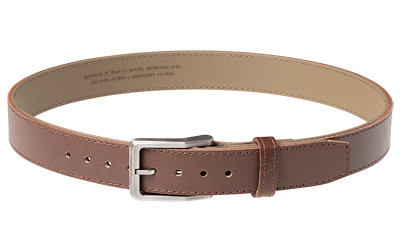 Magpul Tejas Gun Belt, El Original, 1.5" Width, Bullhide Leather Exterior With Reinforced Polymer Interior Size 34", Chocolate Finish