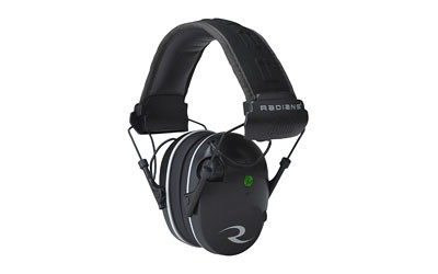 Radians R3200 Dual Mic, Electronic Earmuff, Black/Gray Finish
