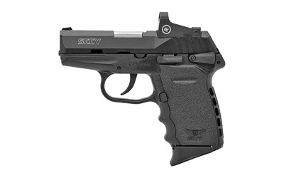 SCCY CPX-1 9mm, 3.1" Barrel, Black, CT-1500 Red Dot Sight, 10rd
