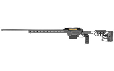 Savage 110 Elite Precision 300 Win Mag 30" Matte Black Rec Titanium Gray Cerakote Adjustable MDT ACC Aluminum Chassis Stock Black Polymer Grip Left Hand (MB Not Included) 10+1rd