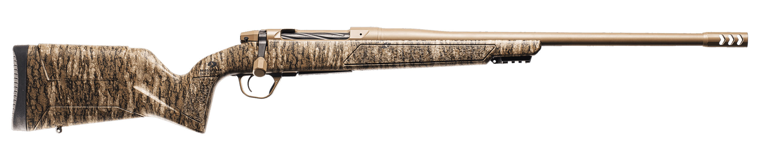 Christensen Evoke Mossy Oak Rifle 801-15059-00, 25 Creedmoor, 22", Camo Mossy Oak Bottom Land Stock, 4 Rds