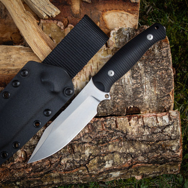 GiantMouse Redington 5.1" Survival Knife - MagnaCut Stonewash - Made in Italy