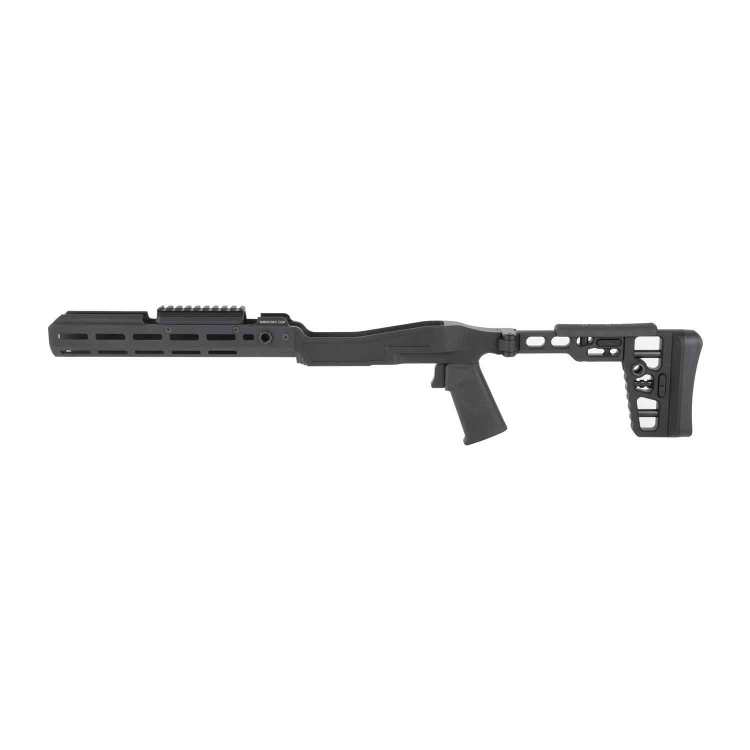 SAMSON MANUFACTURING CORP. SAS-22, CHASSIS, FITS RUGER 10/22, ANODIZED FINISH, BLACK