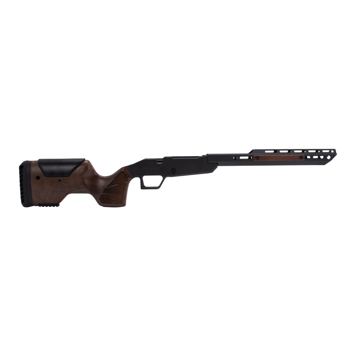 Sharps Bros. Ruger American Ranch AR Magazine Fed Heatseeker Chassis, 14" Handguard, Walnut Stock
