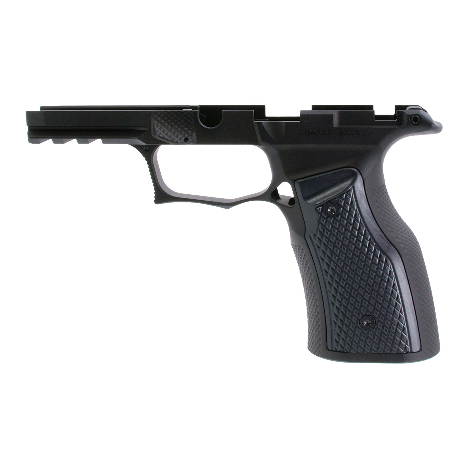 Sharps Bros. Sig Sauer P365X Macro Gen3 Grip Module With Manual Safety, Black / Black