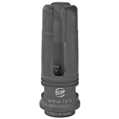 SureFire SOCOM 3-PRONG 6.8 SPC Flash Hider 5/8X24 - Black