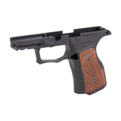 Sharps Bros. Gen 3 Grip Module for Sig P365 X/XL Black Anodized w/ Brazilian Cherry Grips - SBGM01-G3